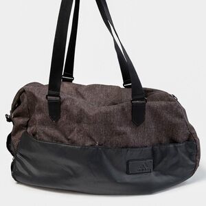 Adidas Gym Duffel Bag Purple Black Shoe Compartment Travel Workout Overnight